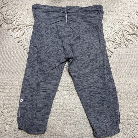 LULULEMON gray Wee Are From Space Dhanurasana crop leggings 6 - Picture 7 of 9